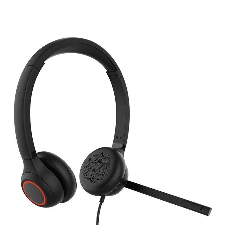 USB Wired Dual Ear Office Headset